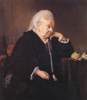 Queen Victoria in Mourning (mk25)